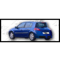 Paragolpes Trasero Tipo V6 Megane 2002