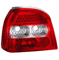 Pilotos Led Al Vw Golf Iii 92-97 Led Red/Clear