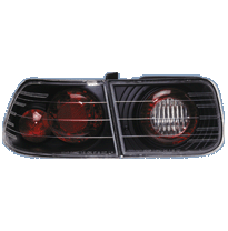 Pilotos Traseros Al Ho Civic 2drs 96-01 Black