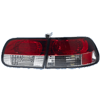 Pilotos Traseros Al Ho Civic 3drs 92-95 Red/Clear Ov