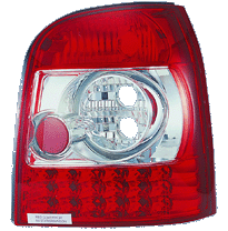 Pilotos Traseros Au A4 Avant 95-00 Led Red/Clear