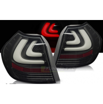 Pilotos Traseros Led Bmw E87/E81 04-08.07 Ahumado Negro Led Bar