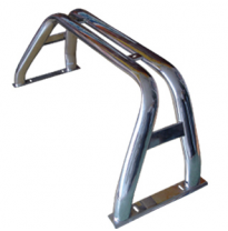 Roll-Bar Sencillo Oval Acero Inoxidable I Isuzu D-Max 2007