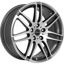 Llanta Avus Ac-M04 /Ap Anthracite Polished 18 X 8.00  5x114.3 Et-40 Buje 73.1