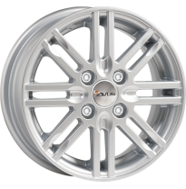 Llanta Avus Koala /S Hyper Silver 13 X 5.00  4x100 Et-35 Buje 67.1