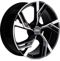 LLANTA FONDMETAL ATENA 21 X 9.00 ET 33 5X112 Buje: 66,5 GLOSSY BLACK MACHINED