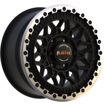 LLANTA FONDMETAL BLUSTER MATT BLACK MACHINED LIP 17 X 8.50 5X120 ET45 BUJE: 65,1