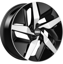 LLANTA FONDMETAL E-JOULE GLOSSY BLACK MACHINED  20 x 8.50  ET:43,5 5X108 Buje: 63,4