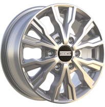 LLANTA FONDMETAL PRO2 GLOSSY SILVER  16 x 6.50  ET:50 6X125 Buje: 74,1