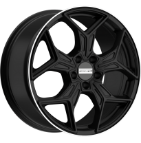 LLANTA FONDMETAL TARANIS MATT BLACK MACHINED LIP 20 X 8.50 5X112 ET50 BUJE: 66,5