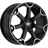 LLANTA FONDMETAL ZEPHYRUS MATT BLACK MACHINED 20 X 9.00 5X112 ET46 BUJE: 66,5