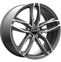 LLANTA GMP ATOM 17 X 7.50 ET 28 5X112 Buje: 66,45 ANTHRACITE DIAMOND