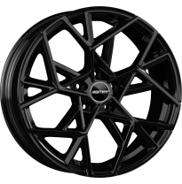 LLANTA GMP CARTESIO GLOSSY BLACK 16 X 6.50 4X100 ET35 BUJE: 73,1