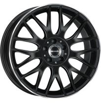 LLANTA MAK ARROW 19 X 8.00 ET 53 5X112 Buje: 66,6 GLOSS BLACK MIRROR RING