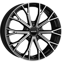 LLANTA MAK ASPHALT BLACK MIRROR 19 X 7.50 5X112 ET40 BUJE: 57,1