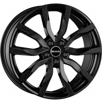 LLANTA MAK HIGHLANDS 17 X 7.00 ET 40 5X114.3 Buje: 76 GLOSS BLACK