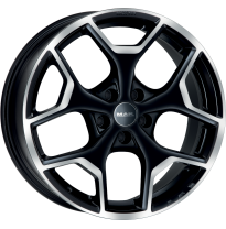 LLANTA MAK LIBERTY 17 X 7.50 ET 39 5X108 Buje: 72 BLACK MIRROR