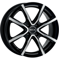 LLANTA MAK MILANO 4 15 X 6.00 ET 38 4X108 Buje: 63,4 BLACK MIRROR