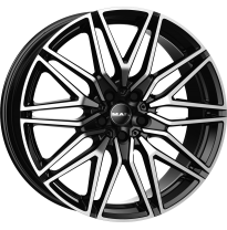 LLANTA MAK STURM 21 X 10.5 ET 44 5X120 Buje: 64,1 BLACK MIRROR