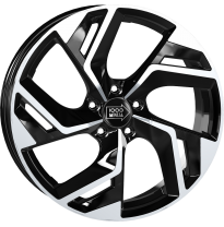 LLANTA MILLE MIGLIA MM1031 GLOSS BLACK POLISHED 17 X 7.00 5X108 ET40 BUJE: 73,1