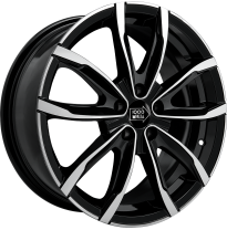 LLANTA MILLE MIGLIA EVO 001 GLOSS BLACK POLISHED 15 X 6.00 4X100 ET40 BUJE: 60,1
