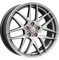 LLANTA MOMO COMPETIZIONE MATT TITAN SILVER POLISHED 17 X 7.50 5X100 ET40 BUJE: 72,3
