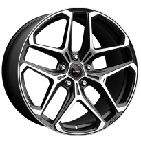 LLANTA MOMO RF-04 20 X 8.50 ET 45 5X112 Buje: 66,6 MATT BLACK POLISHED