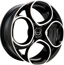 LLANTA TECNOMAGNESIO JUNIOR4 BLACK MIRROR  17 x 6.50  ET:32 4X108 Buje: 65,1