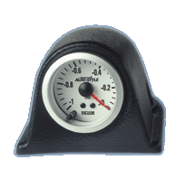 Soportes Gaugepod Horizontal 1 Hole Black