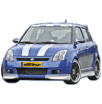 Spoiler Delantero Vspoiler Corners Sz Swift 05- Excl.