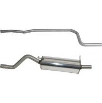 Tubo Intermedio + Escape Trasero Ford Ka  Gr. N &lt;Br&gt; ø 45 Mp + Rm Powersprint