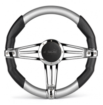 Volante Simoni Arcadia Piel Inox/Negro