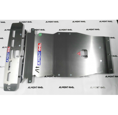 Protector De Aluminio Land Rover Discovery 3 Discovery 3 Frontal+bumper Heavyduty 8