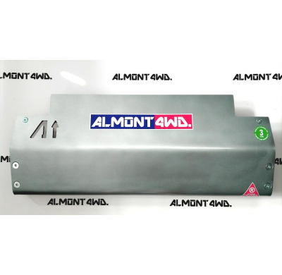 Protector De Aluminio Nissan Y61 Series 1998-2010 Patrol Gry61 Frontal 98-02 Heavyduty 8