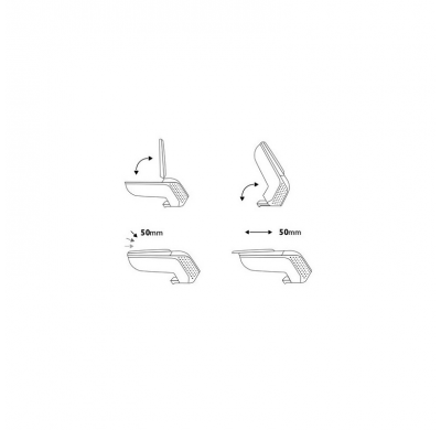 Apoyabrazos Especifico Armster Ar9 Gris Dacia Lodgy Tipo: Js Año: 2018/08- Sin Toma 12v. Nuevo 18-01-19