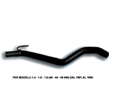 TUBO VW GOLF (III) 1.4 - 1.6 - 1.8 - 2.0 GTi 8V - 1.9 TD - 8/1991 -> 1995 ASSO MARMITTE