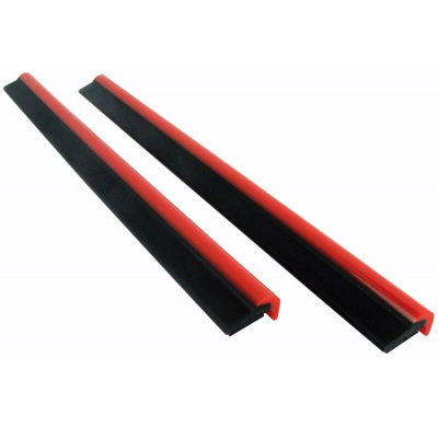 2 Topes De Puerta Planos Rojos Protectores  Altium