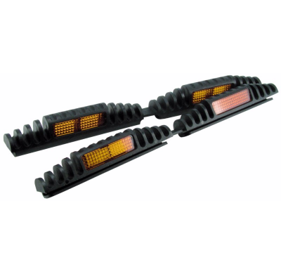 2 Topes De Puerta Naranja Refle Protectores  Altium