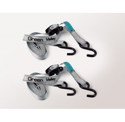 2 Cinchas Con Hebilla 3mx25mm Original Green Valley