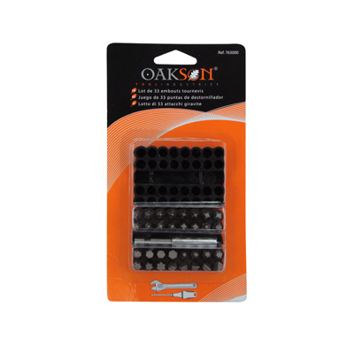 Lot De 33 Puntas Para Destornillador Herramientas De Mano  Oakson