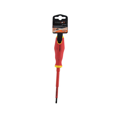 Destornillador Elec Plano 4x100mm Herramientas De Mano  Oakson