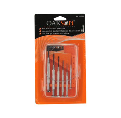 Juego 6 Destornilladores Precisión Herramientas De Mano  Oakson