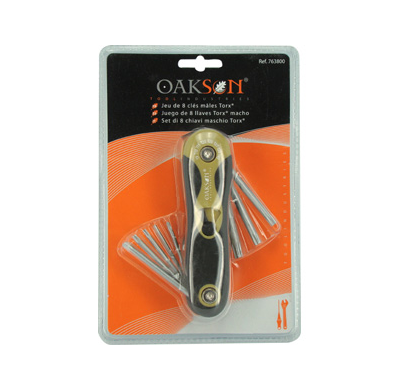 Juego De 8 Llaves Macho Torx Herramientas De Mano  Oakson