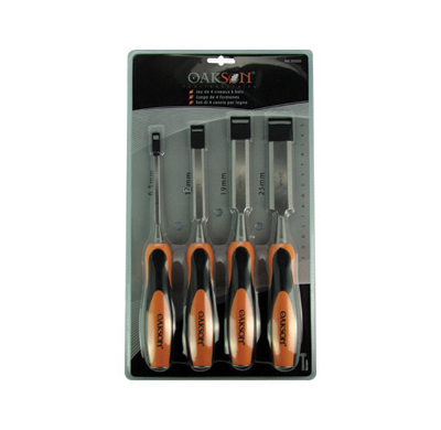 Juego De 4 Formones Herramientas Corte Y Golpe  Oakson