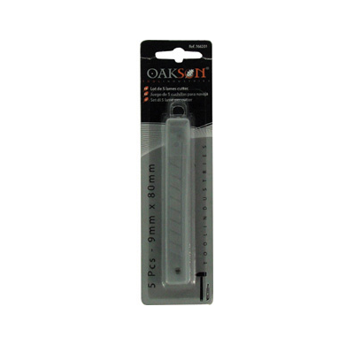 Juego 5 Cuchillas Cutter 9mm Herramientas Corte Y Golpe  Oakson
