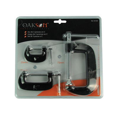 Juego De 3 Prensas En C Diversos  Oakson