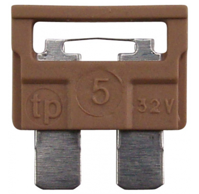 5 Fusibles Enchufables 5 Amp. Terminales Y Fusibles  Altium