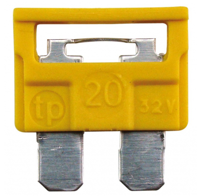 5 Fusibles Enchufables 20 Amp. Terminales Y Fusibles  Altium