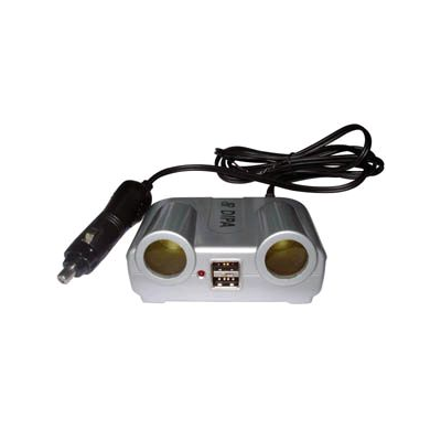 Doble Enchufe Mechero + 2usb+alargo Electricidad 12 V  Altium