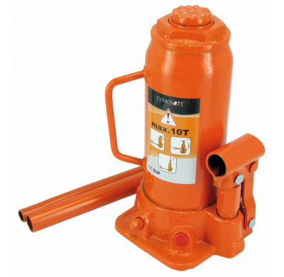 Gato Hidráulico Botella 10t Caja Utillaje - Gatos  Oakson